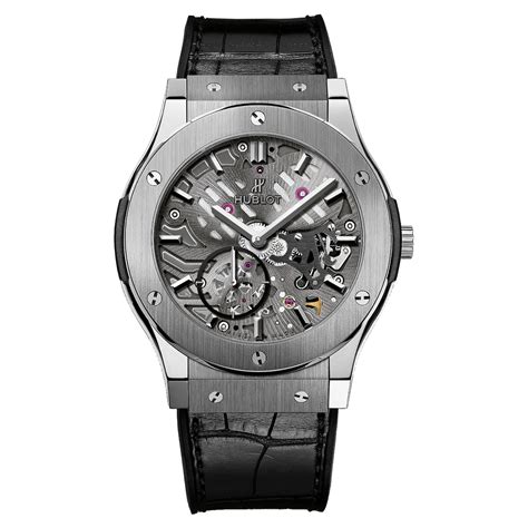 hublot ultra thin skeleton price|Hublot Classic Fusion Skeleton Dial Black Ceramic Black Leather .